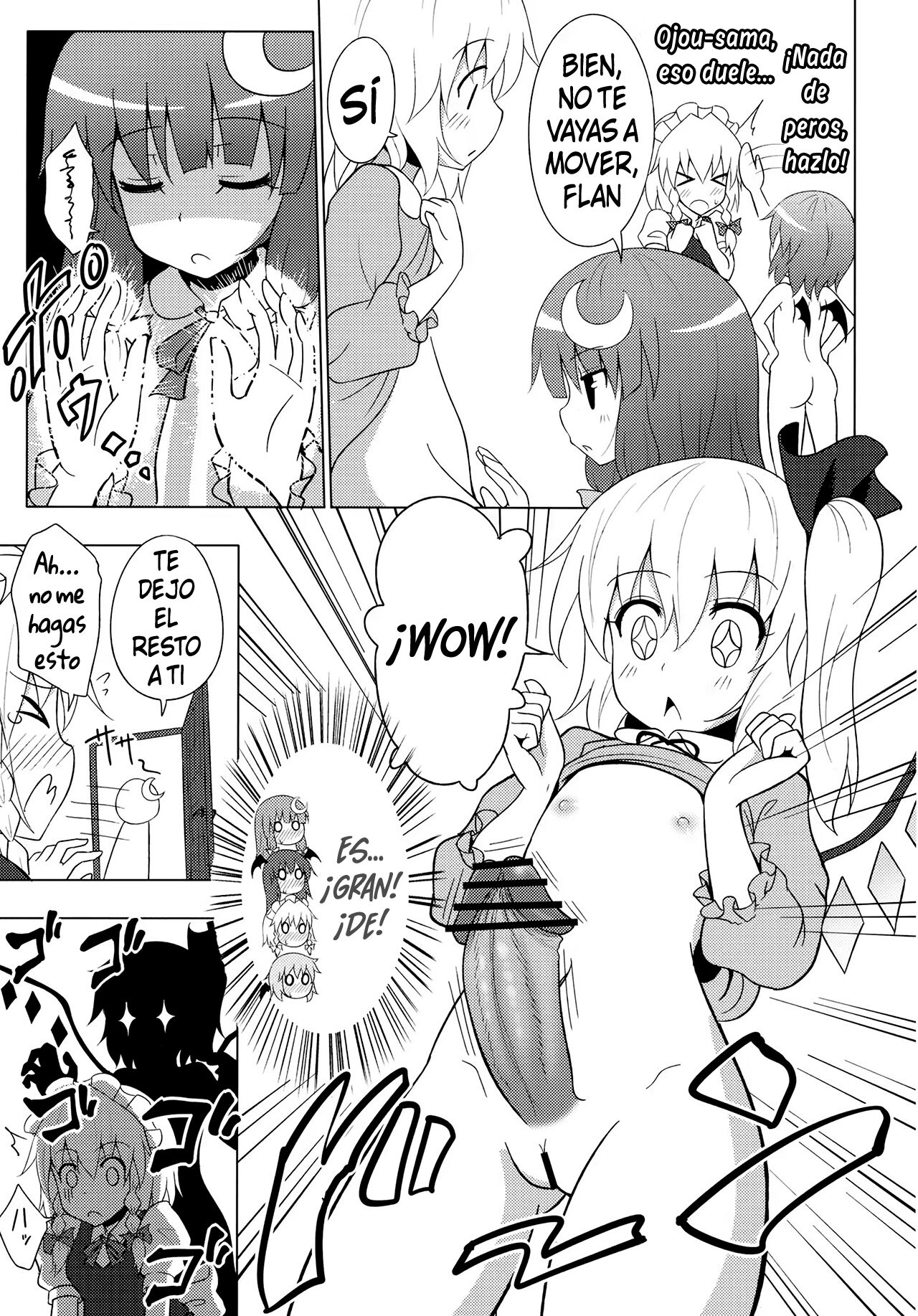 Scarlet Devil Mansion Stories, Flandre X Sakuya X Remilia page 5 full