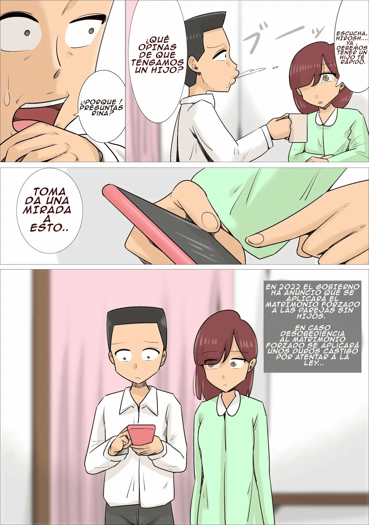 Kyouseiteki ni Jukujo to Kekkon Kozukuri Saserareru Watashi no Kareshi. | Mi Novio Es Forzado a Casarse Con Una Mujer Mayor Y Tener Un Hijo Con Ella. page 5 full