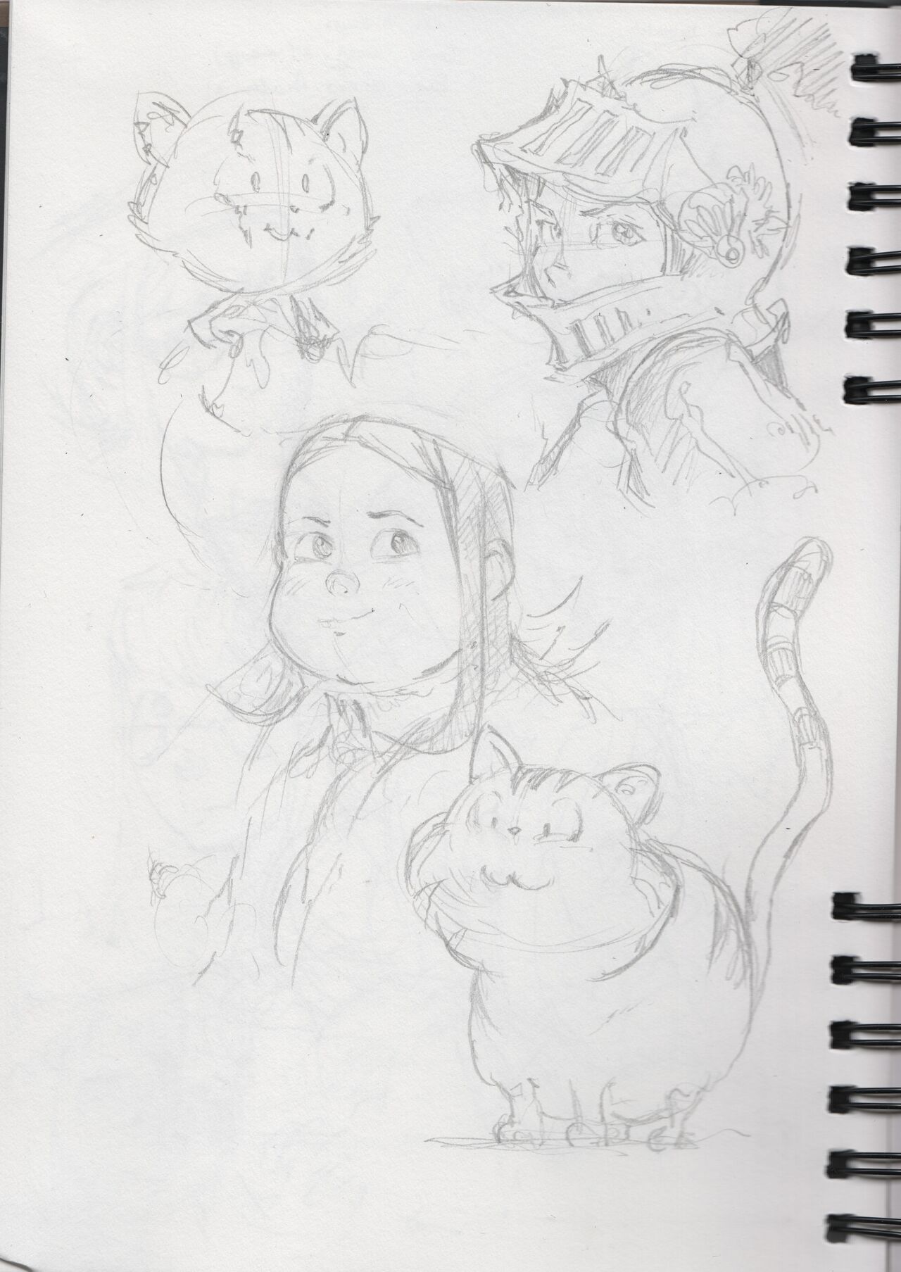 Weekly 2018-05-22: Brainstorming Sketches For Episode 26, 10 Pages Inside My Sketchbook page 3 full