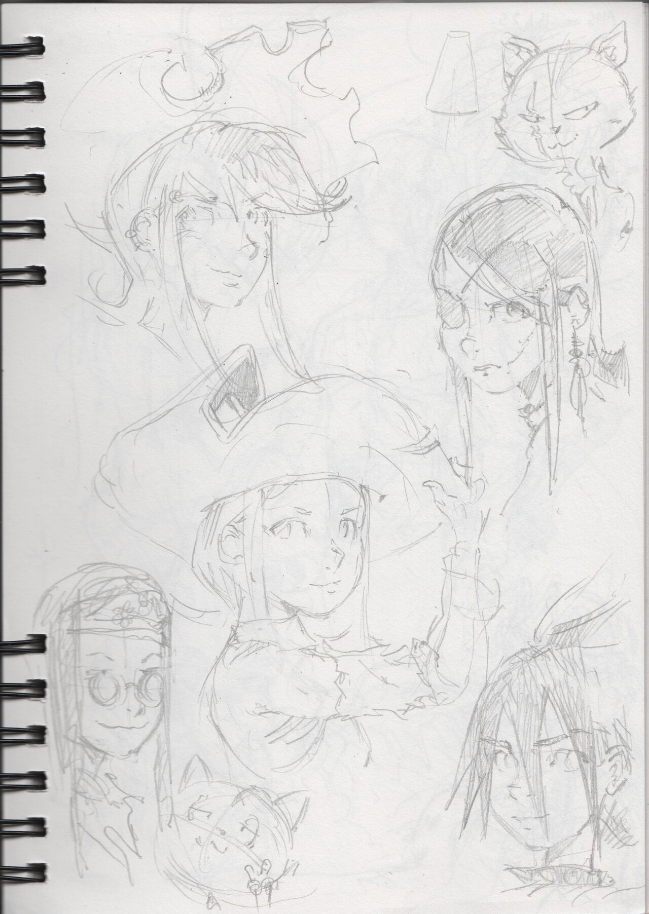 Weekly 2018-05-22: Brainstorming Sketches For Episode 26, 10 Pages Inside My Sketchbook page 4 full