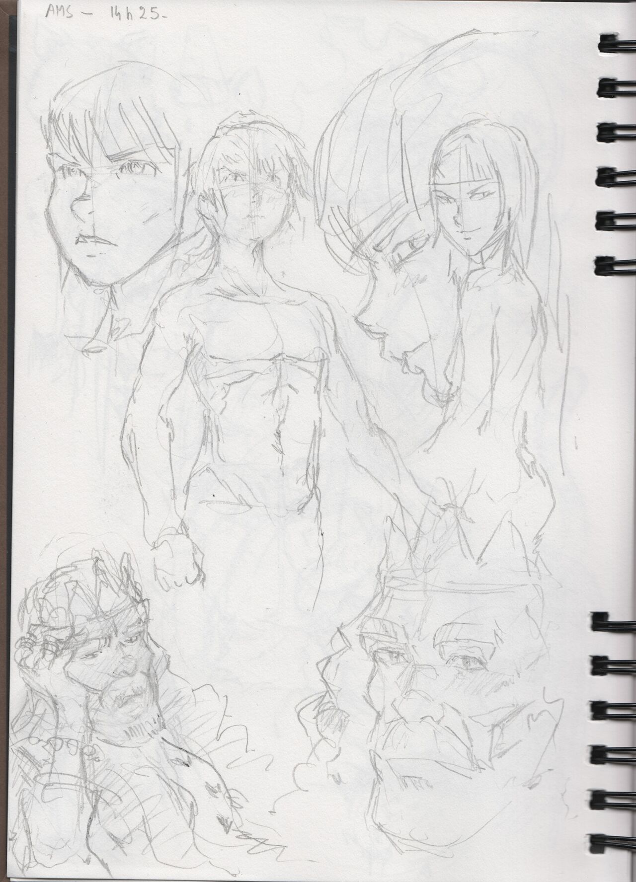 Weekly 2018-05-22: Brainstorming Sketches For Episode 26, 10 Pages Inside My Sketchbook page 5 full
