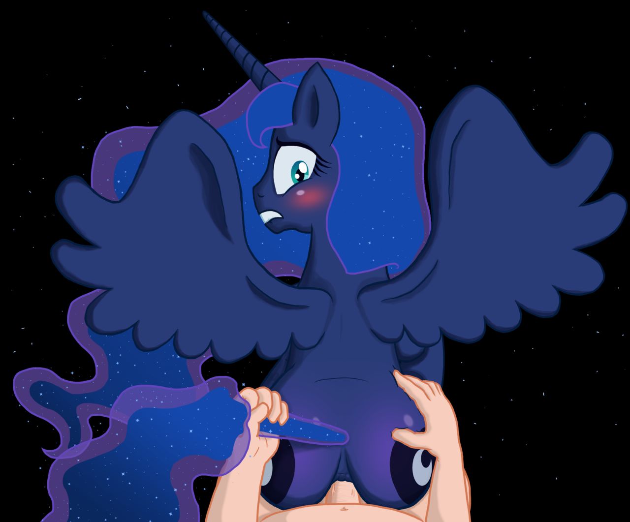 Human On Pony Action page 1 full