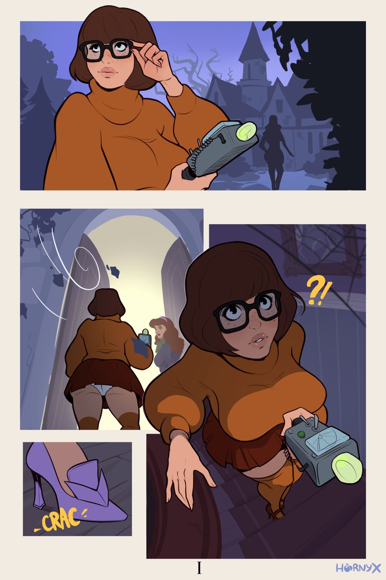 Velma and Daphne's spooky night page 1 full