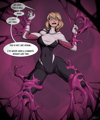[TobyArt] Gwen's Symbiote Corruption cover
