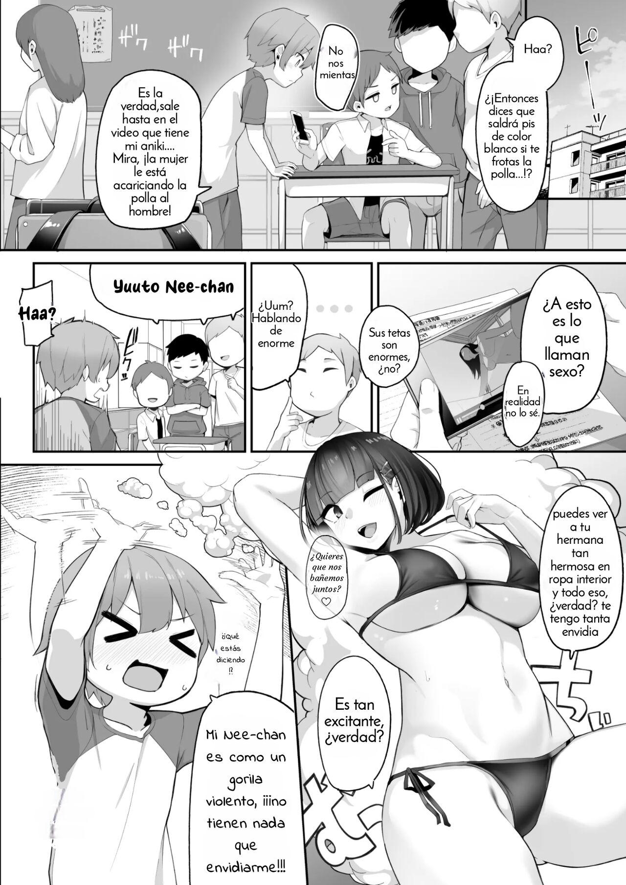 Boku to Gasatsu na Onee no Seiyoku Shori Seikatsu page 10 full