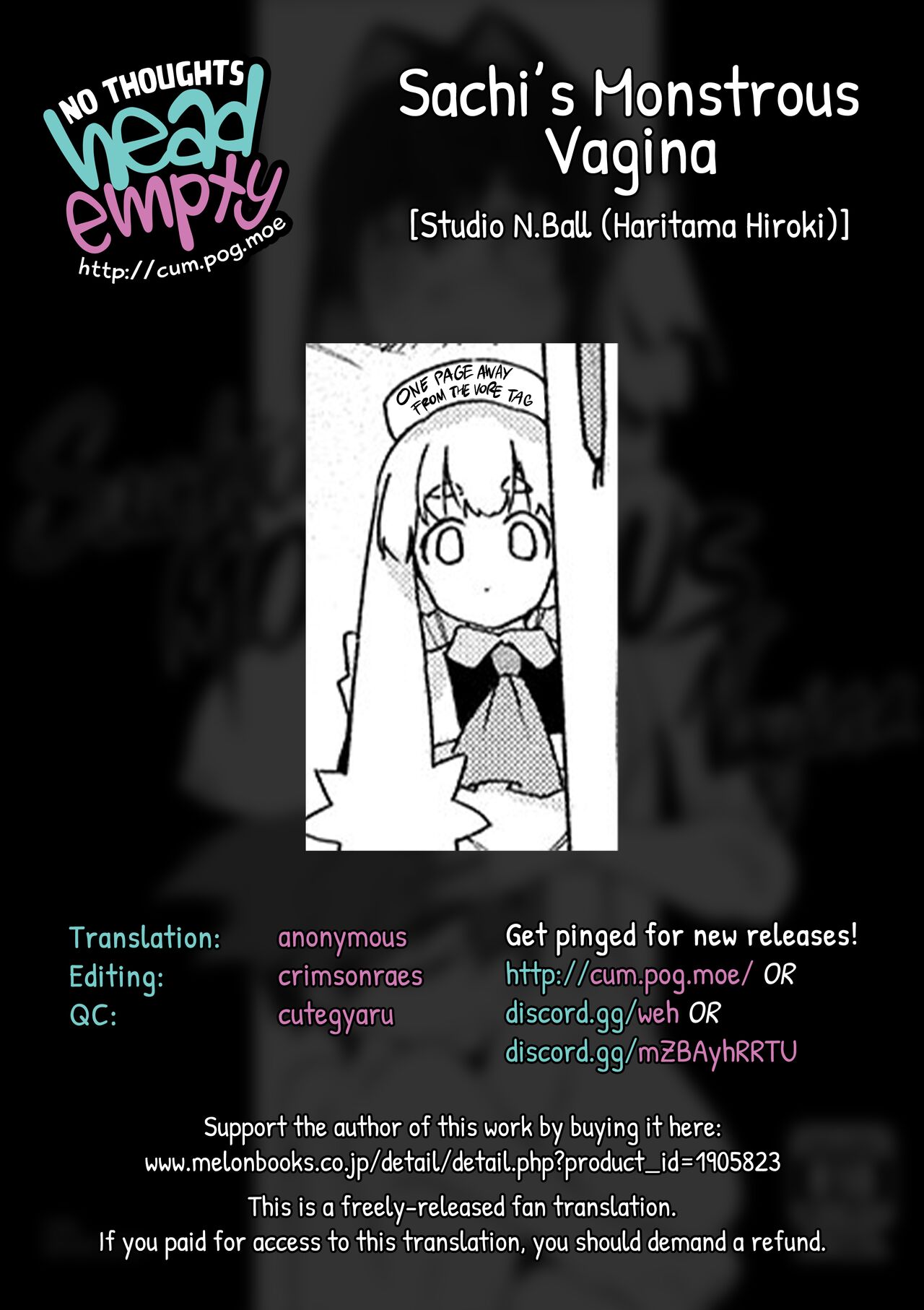 Ano Hito no Chitsu ni wa Boku o Retai | Sachi's Monstrous Vagina page 9 full