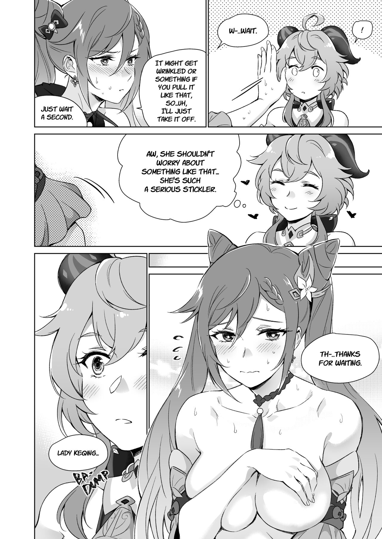 Ecchi desu yo Keqing-san! | You're So Lewd, Lady Keqing! page 11 full