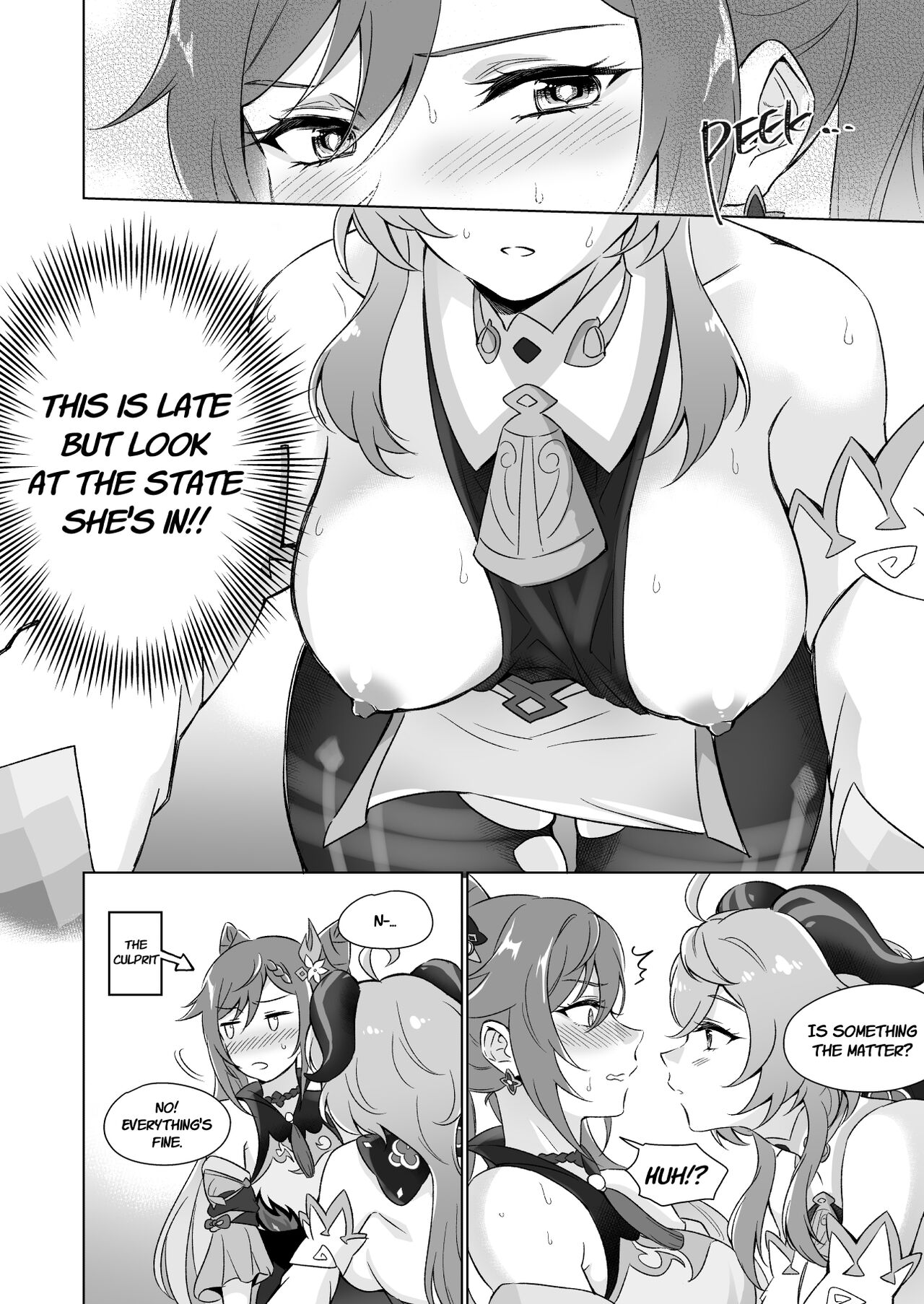 Ecchi desu yo Keqing-san! | You're So Lewd, Lady Keqing! page 7 full