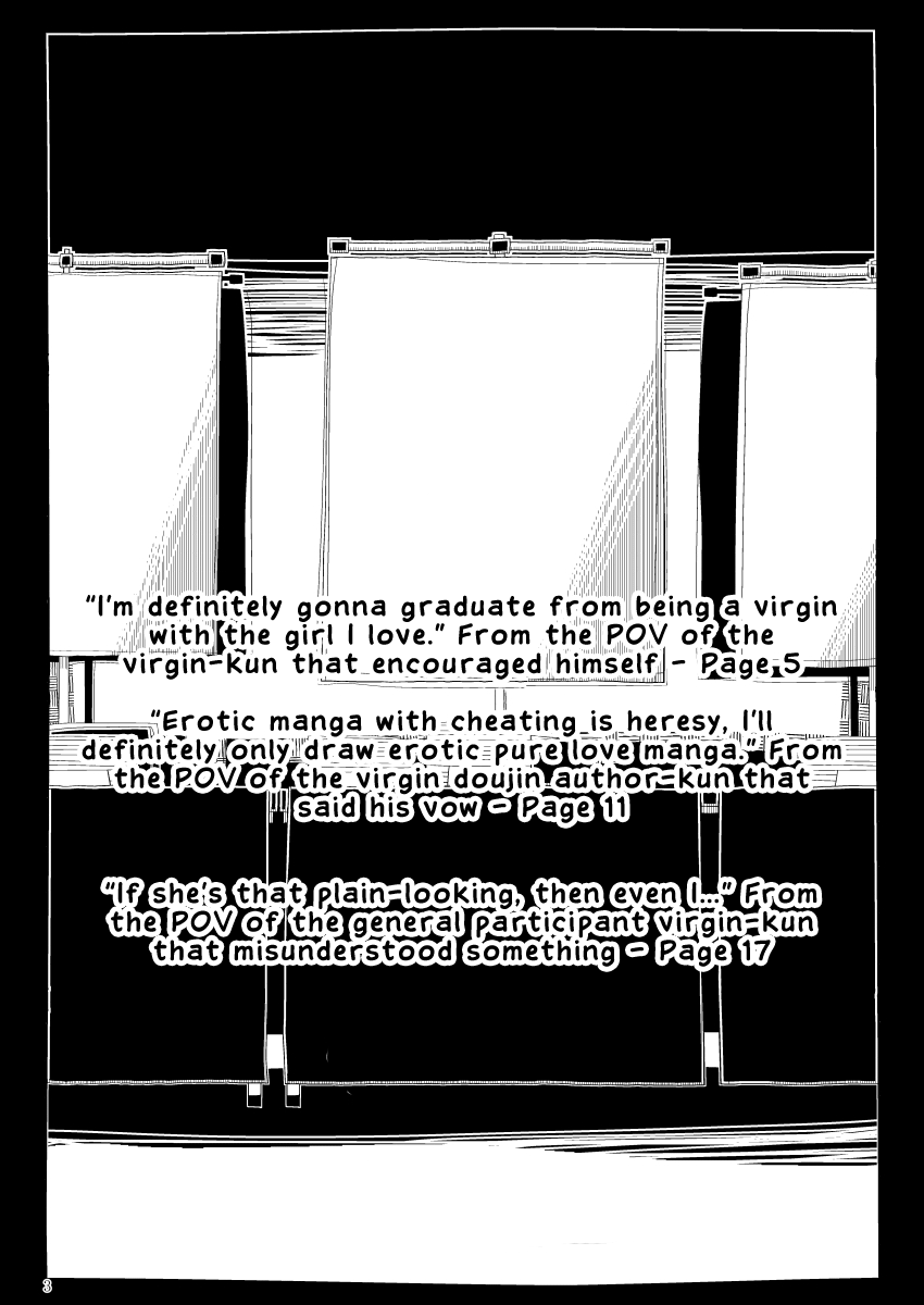 Jimi de Otonashisou ni Miete Doutei wo Taberu no ga Shumi no Warui Onna no Ko Doujin Sakka-chan ni Seiheki wo Dame ni Sareru Douteikuntachi no Hanashi page 3 full