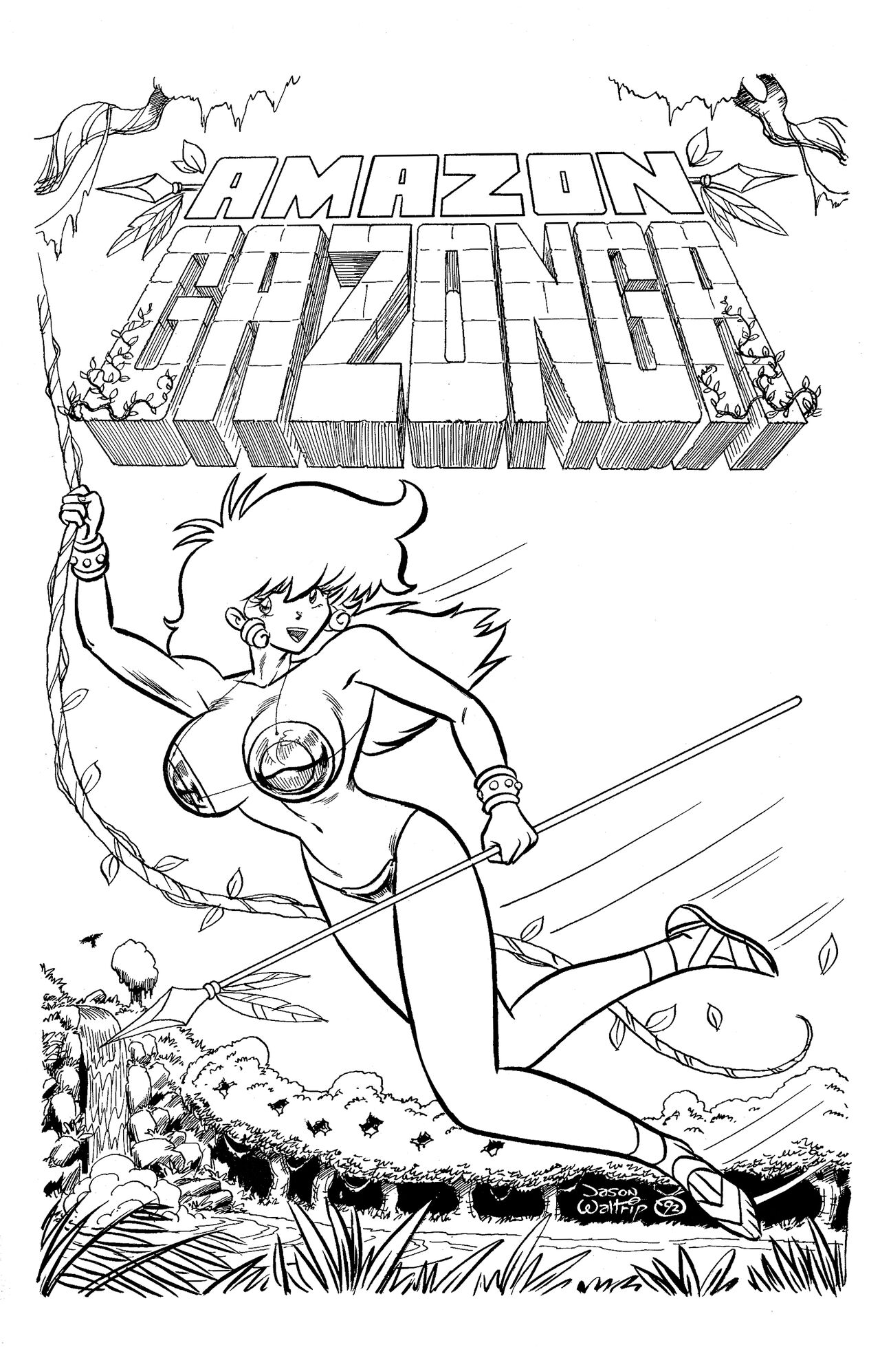 Amazon Gazonga Vol. 1 - Triple Action page 3 full