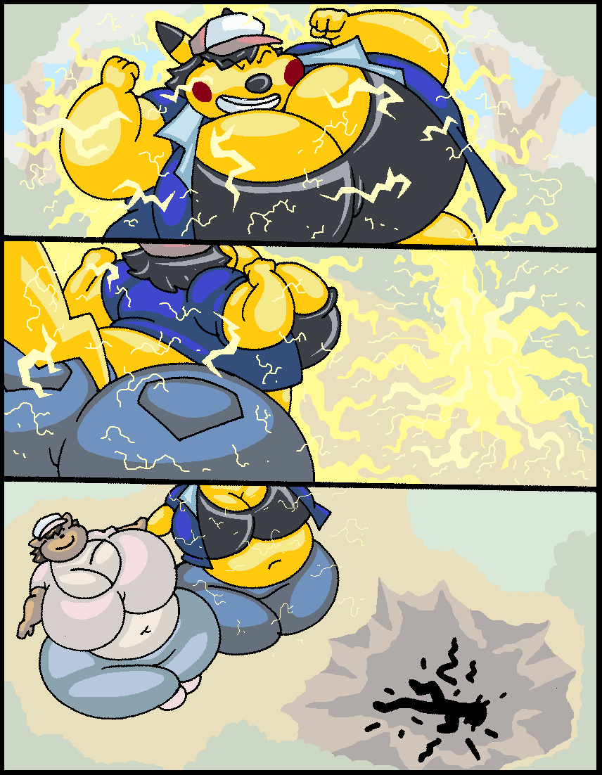 Pikachu, Eevee, And Sprigatito WeightGain Comic + Extra Pokémon Comics & Art page 9 full
