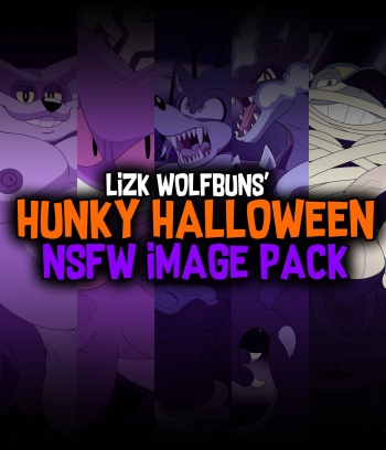 [Wolfbuns] HUNKY HALLOWEEN NSFW IMAGE PACK cover