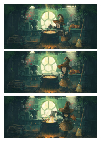 Pepper&Carrot Episode 1: The Potion of Flight (Textless) (Low-res) cover