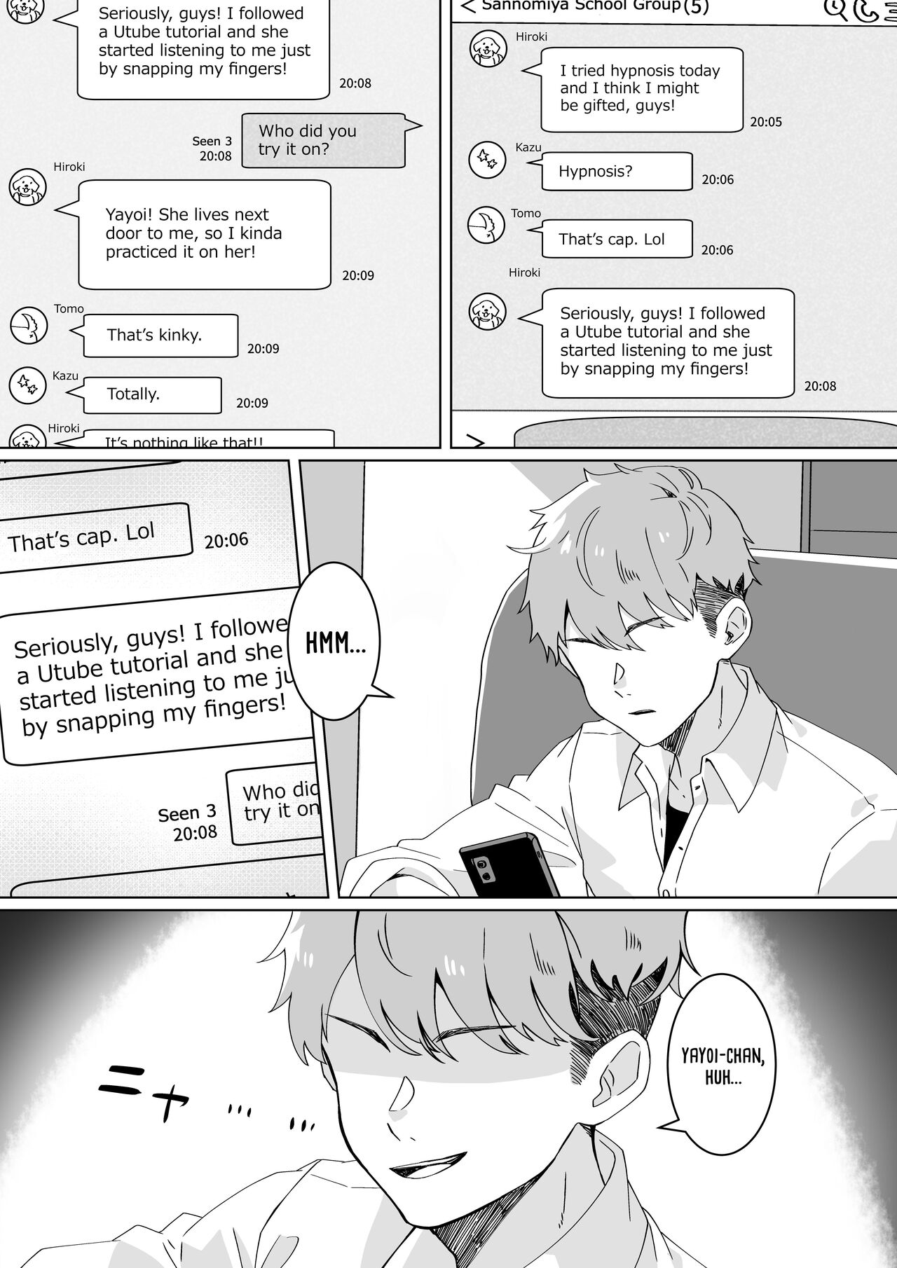 Saiminjutsu nara Kyonyuu JK ni Nandemo Dekiru tte Hontou desu ka? | Is It True That Hypnosis Lets You Do Whatever You Want With Busty JKs? page 11 full