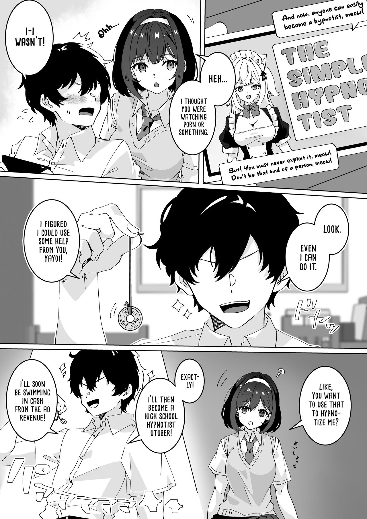 Saiminjutsu nara Kyonyuu JK ni Nandemo Dekiru tte Hontou desu ka? | Is It True That Hypnosis Lets You Do Whatever You Want With Busty JKs? page 4 full