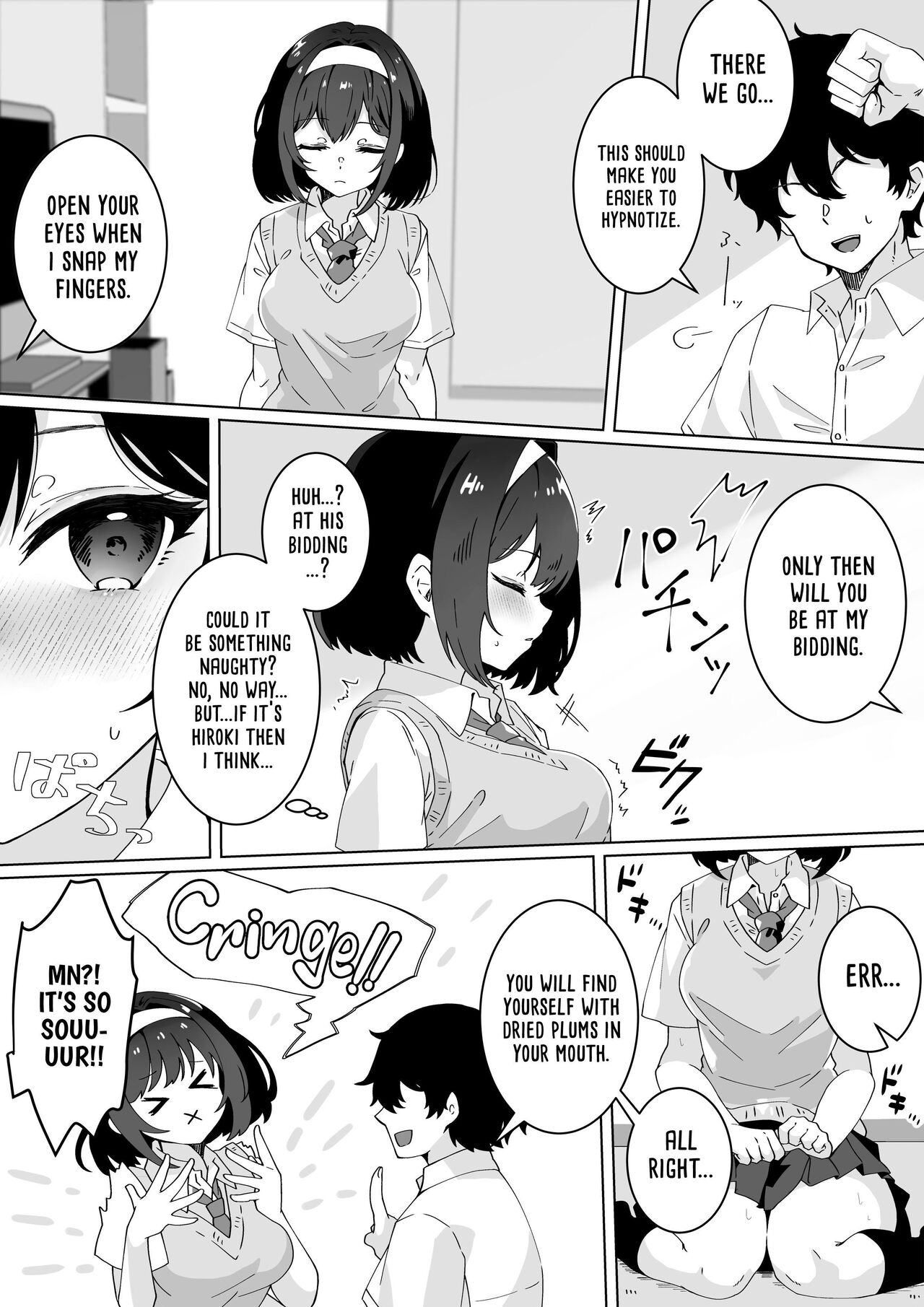 Saiminjutsu nara Kyonyuu JK ni Nandemo Dekiru tte Hontou desu ka? | Is It True That Hypnosis Lets You Do Whatever You Want With Busty JKs? page 7 full