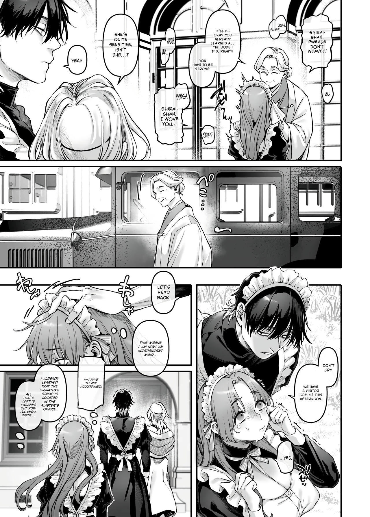 Sennyuu! Gakeppuchi Spy no Shakkinhensai RTA ~Josou Maid to Oni Joushi~ | Infiltrate! Debt Repayment RTA of a Spy on the Brink ~The Crossdressing Maid and the Oni Boss~ page 12 full