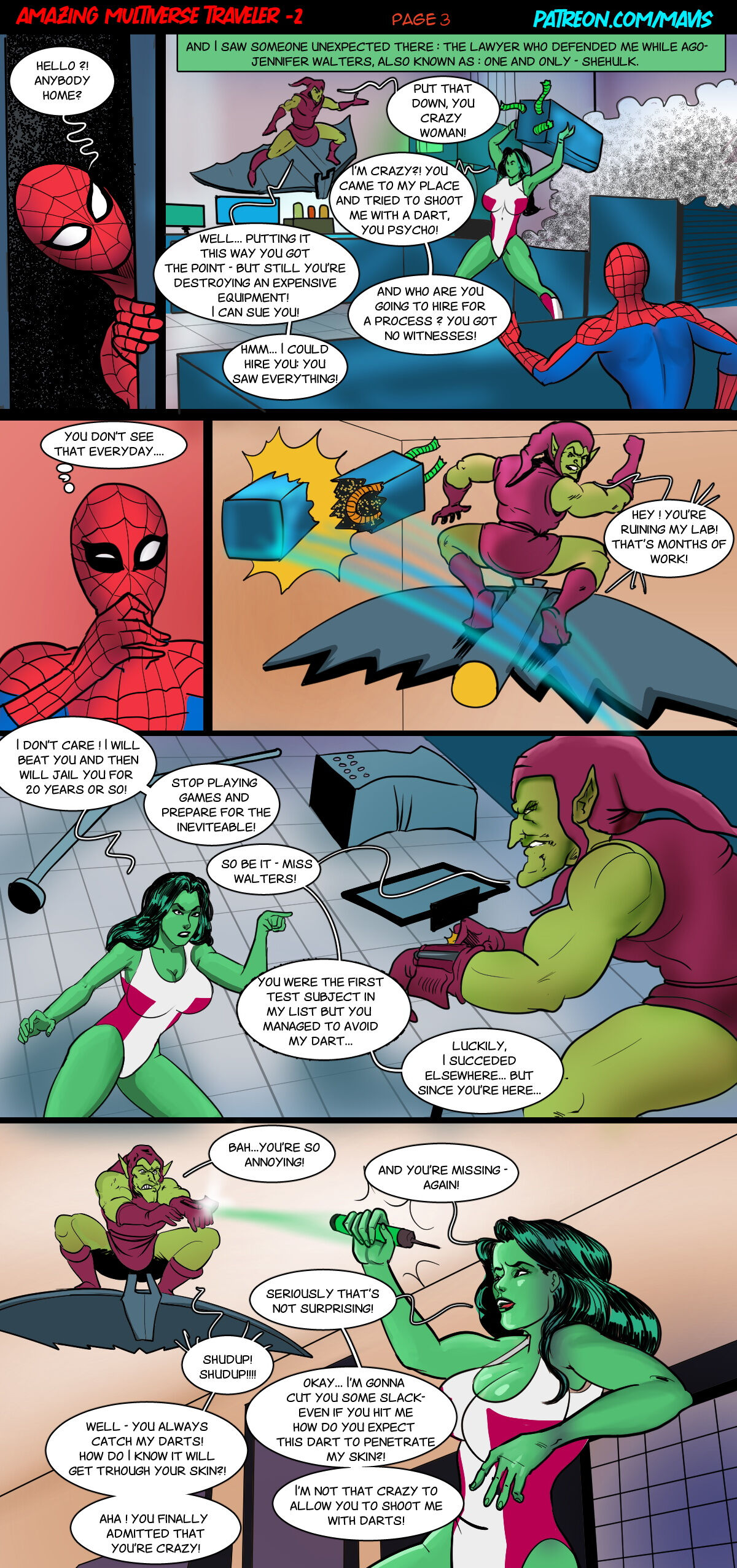 Amazing Multiverse Traveler 2 page 3 full