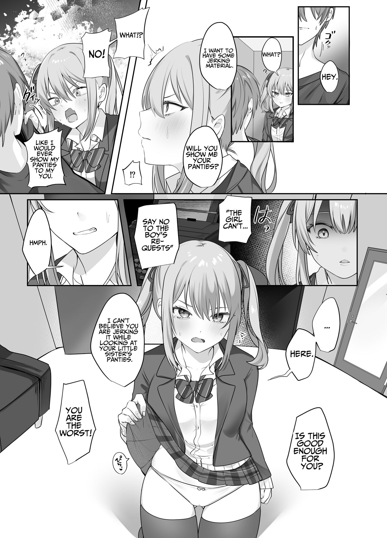 Sex Shinai to Derarenai Heya ni Naka no Warui Imouto to Tojikomerareru | Trapped in a Sex-locked Room with your Bitchy Little Sister page 11 full