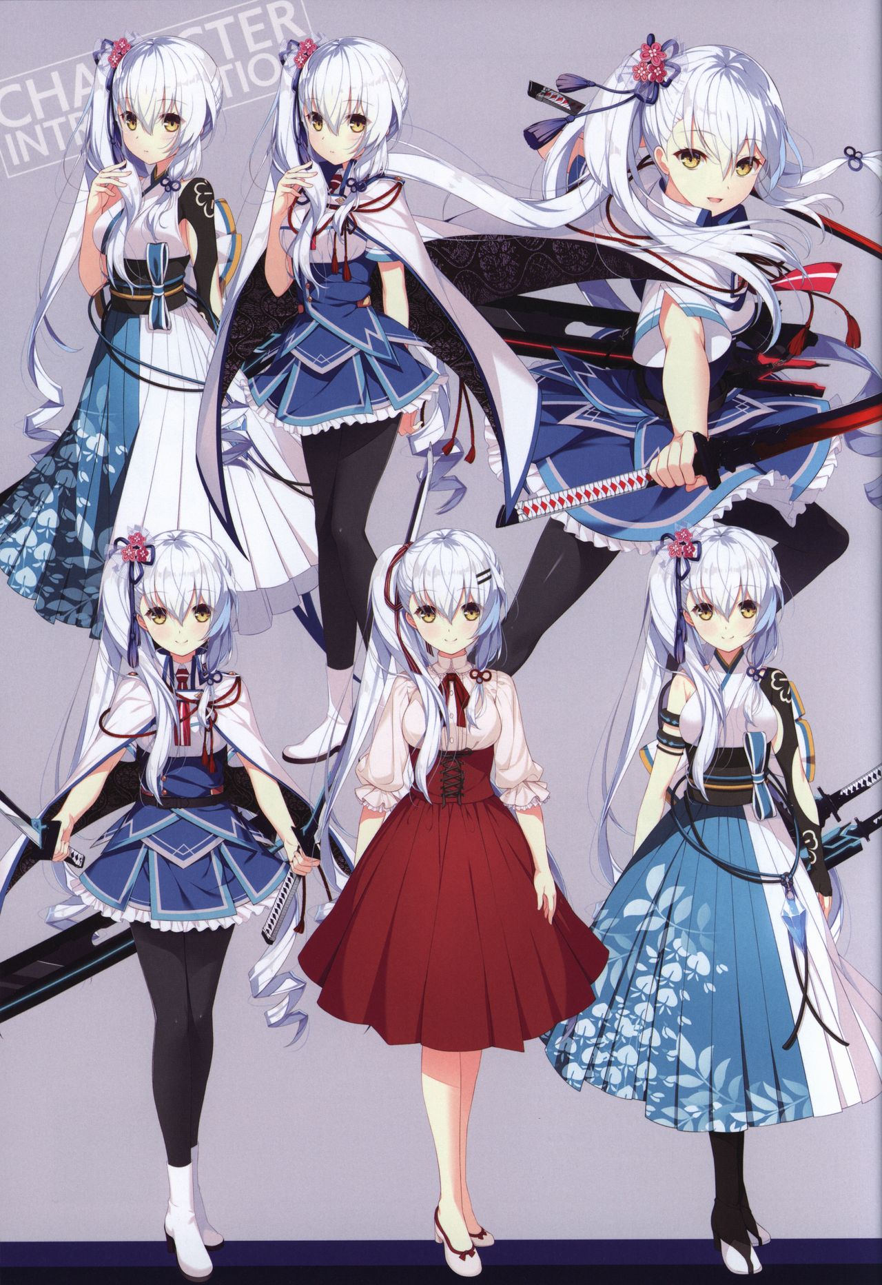 The Kizuna Kirameku Koi Iroha KATANA ART BOOK page 11 full