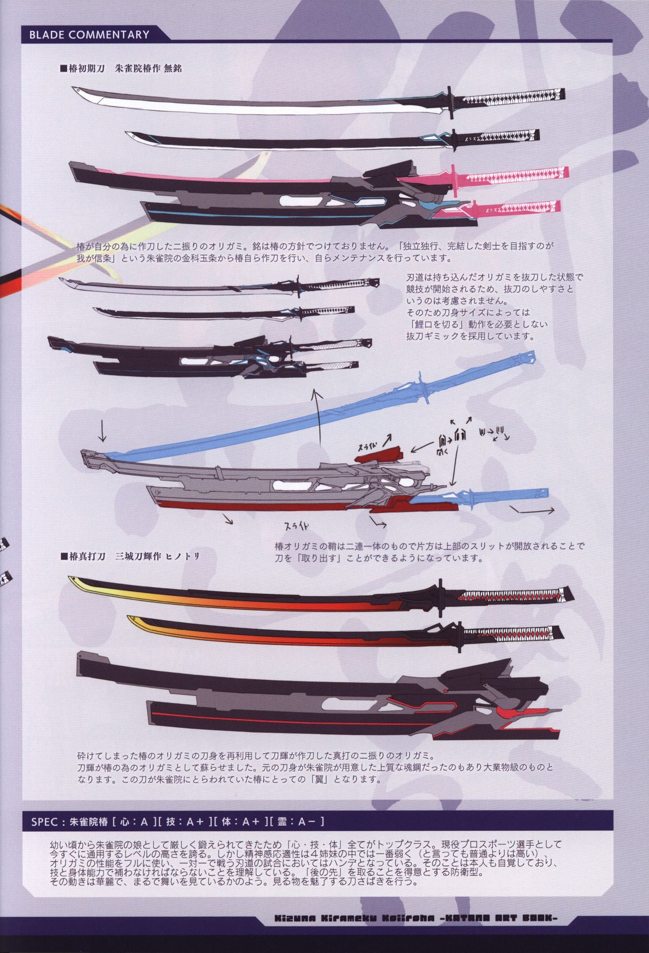 The Kizuna Kirameku Koi Iroha KATANA ART BOOK page 12 full