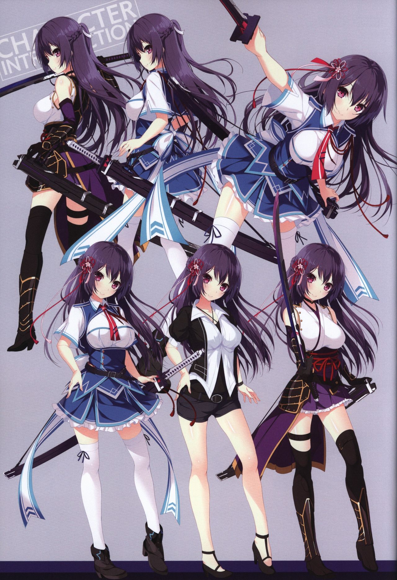The Kizuna Kirameku Koi Iroha KATANA ART BOOK page 7 full