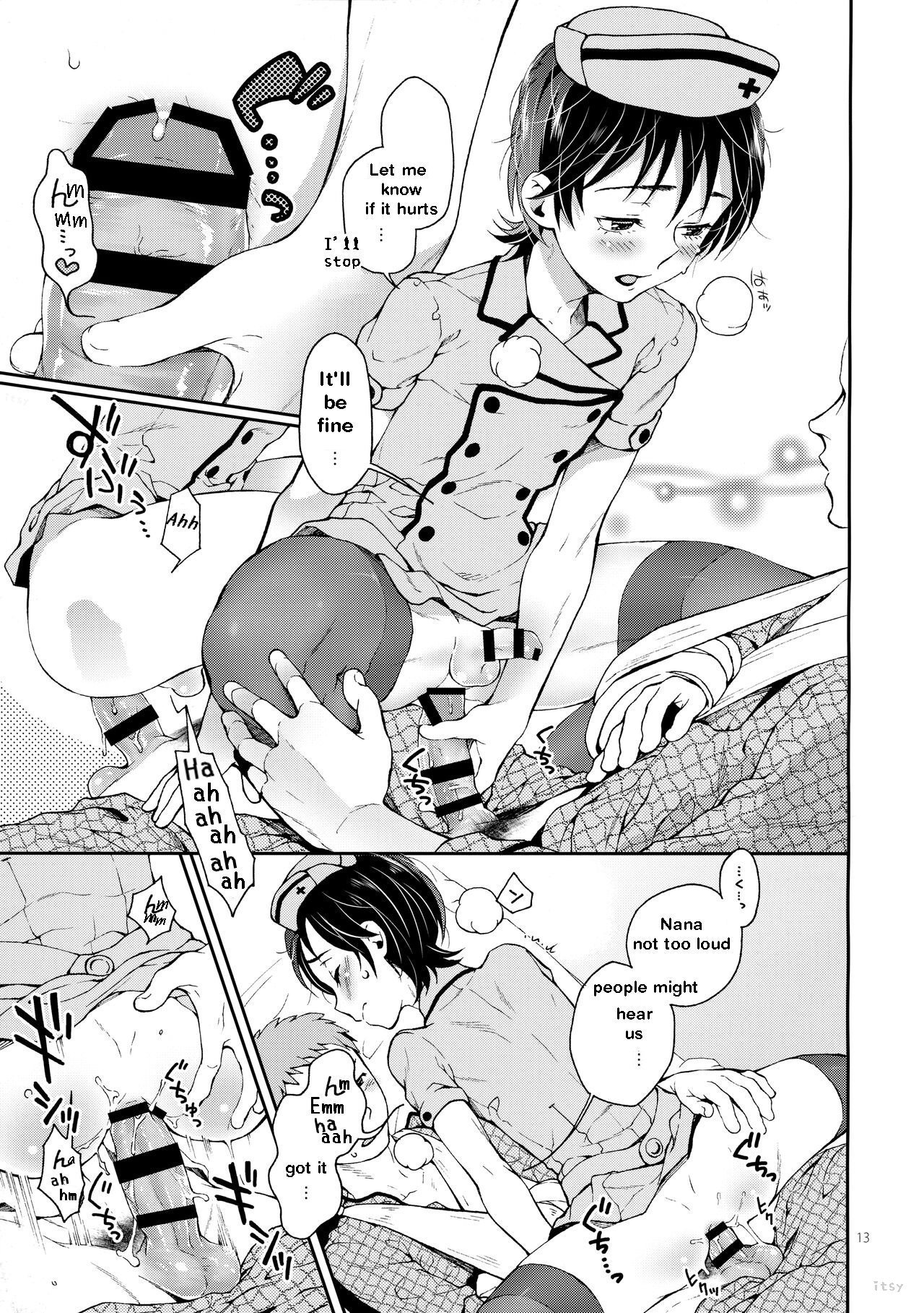 Nanase-kun to Nurse Fuku | Nana's Nurse Costume page 12 full