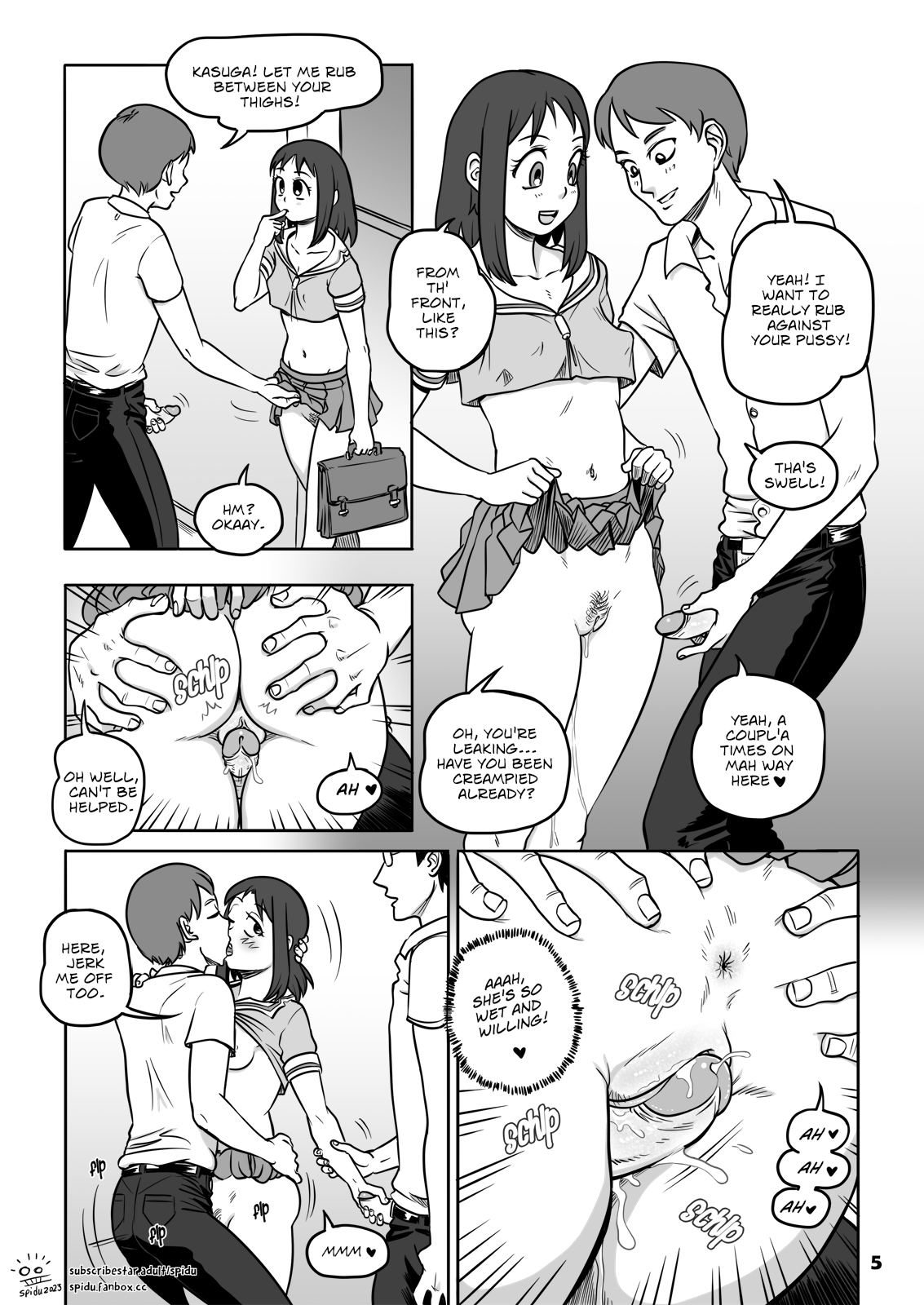 Azumanga Daionahole page 5 full