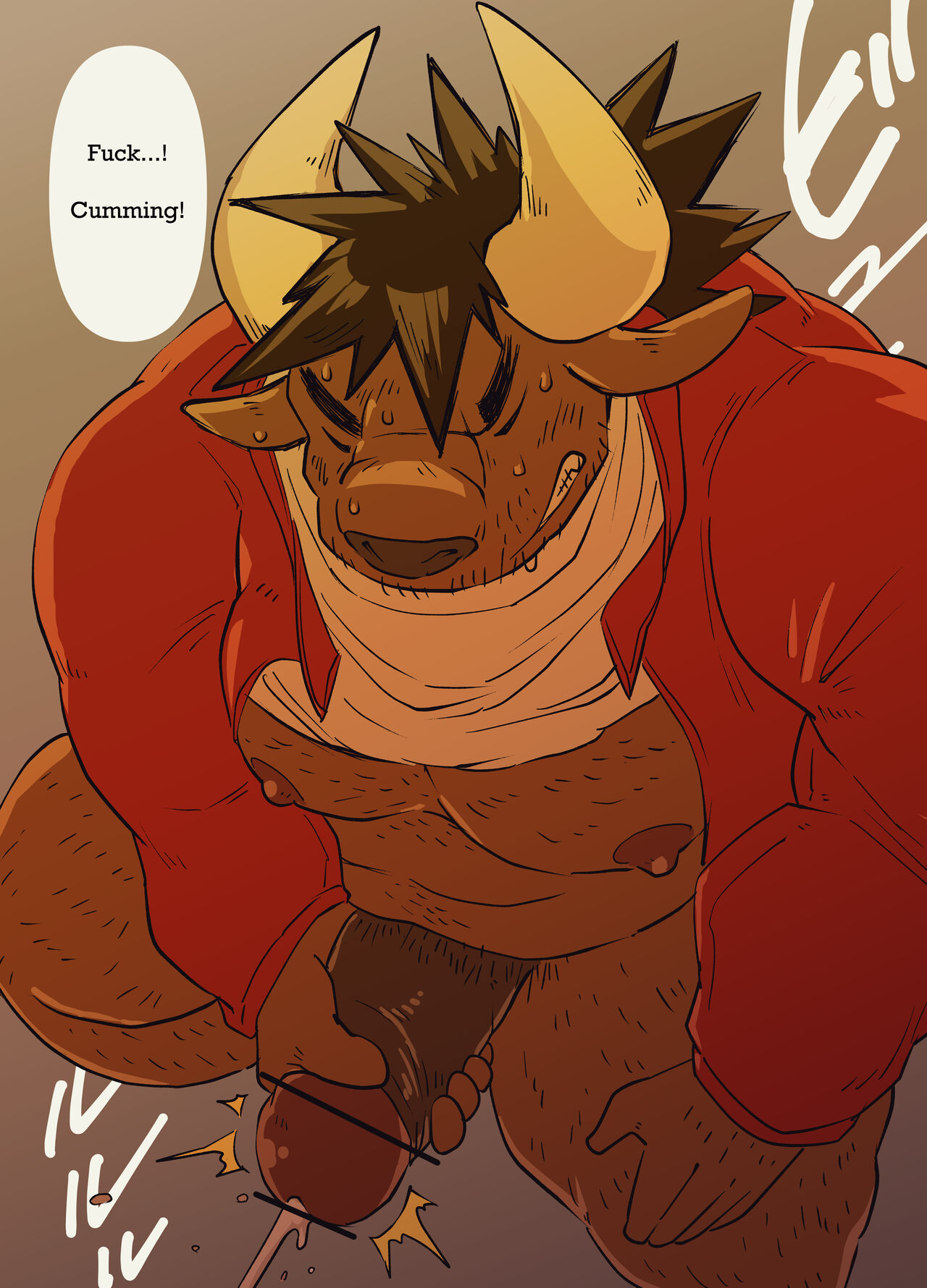 Muscular Bull Teacher & Chubby Tiger Student 1 page 10 full