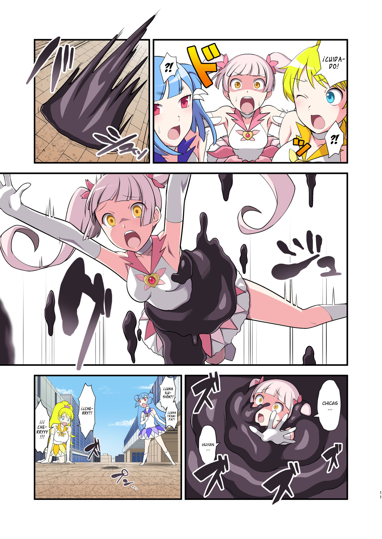 Madoro Shinki Muddy Cherry ~Aru Akuochi Mahou Shoujo no Seitan~ | La princesa malvada que se baña en el fango Muddy Cherry -El nacimiento de una chica mágica corrupta- page 11 full