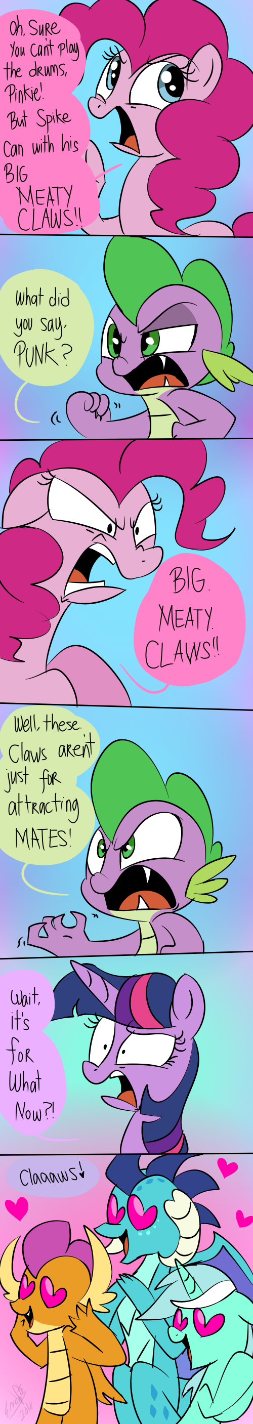 Spike's Claws Are For Massages page 1 full
