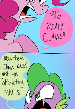 Spike's Claws Are For Massages