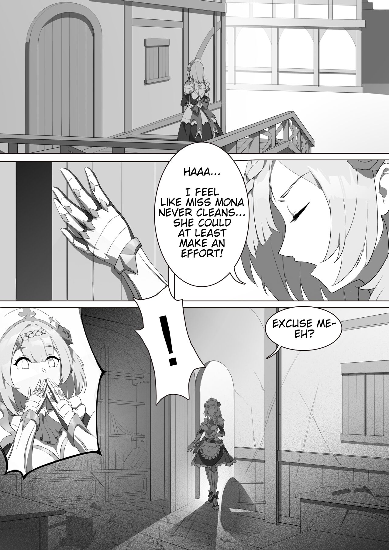 Mona's curse - Noelle subplot page 1 full