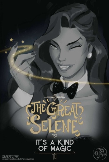 Sleepygimp - The great Selene. It's a kind of magic - French cover