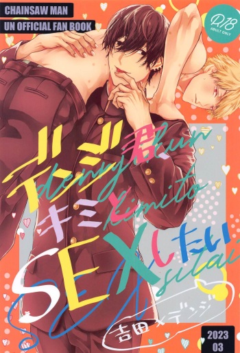 (mad hysteria 4) [lefty. (ygi)] Denji-kun, Kimi to SEX Shitai (Chainsaw Man) cover