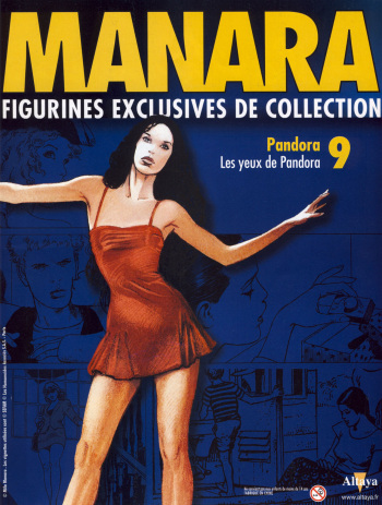 [Milo Manara] Figurines #09 : Pandora - Les yeux de Pandora [French] cover