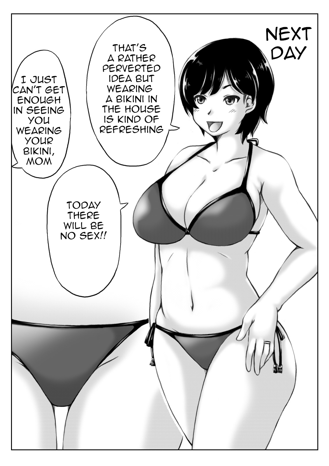 Haha to Musuko no Natsu no Denki Setsuyakujutsu | Mother and Son's Summer Electricity Saving Method page 4 full