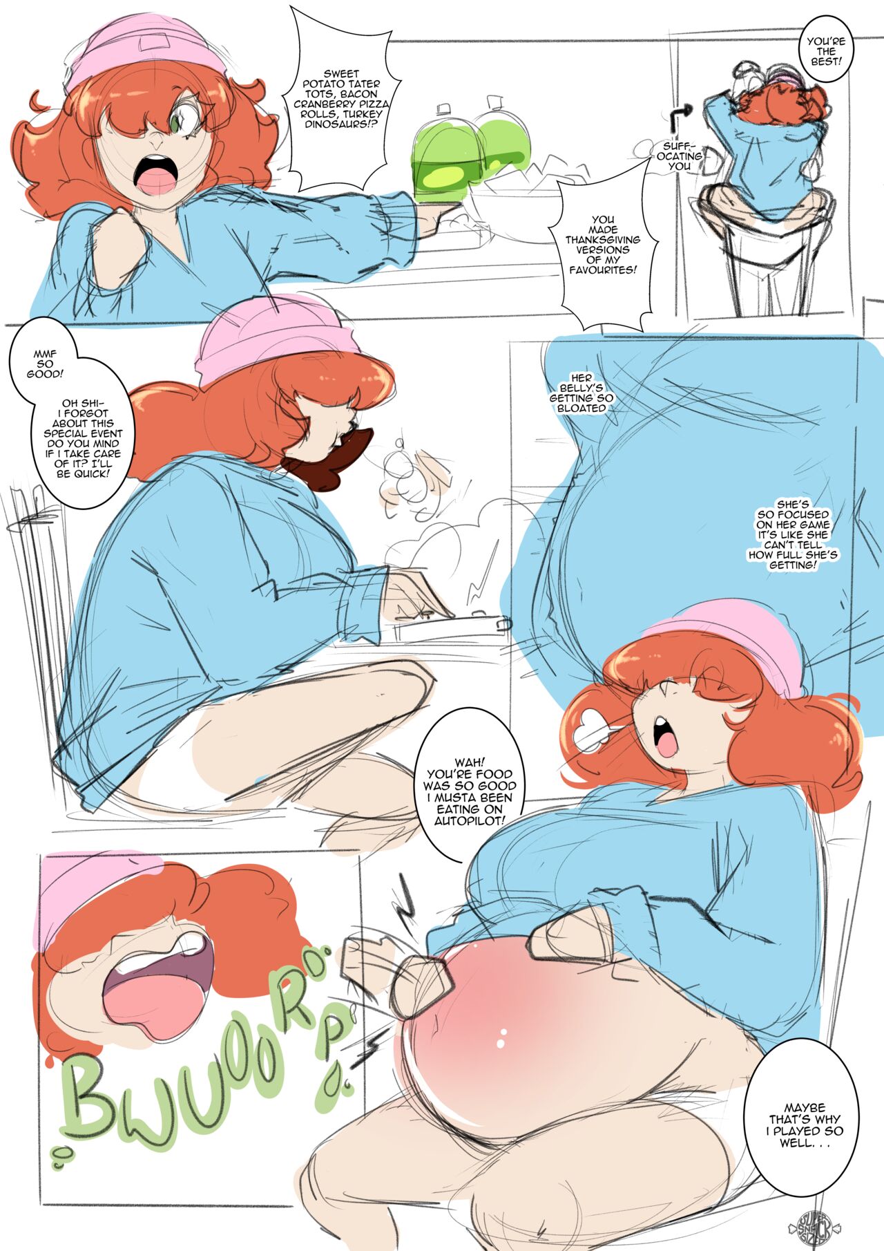 Thanksgiving Stuffing - CYOA Comic page 8 full