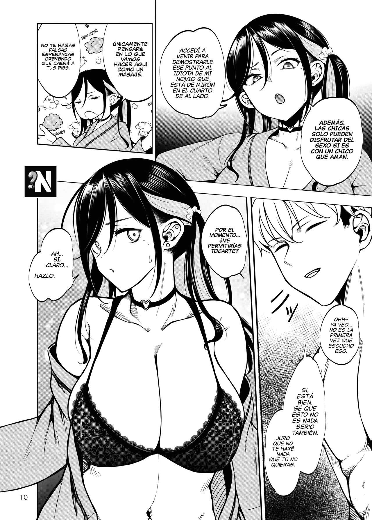 Kanojo o Netorase Fuuzoku ni Nante Tsurete-kun ja Nakatta | ¡Llevar a mi Novia a un Burdel NTR no fue Buena Idea! page 11 full