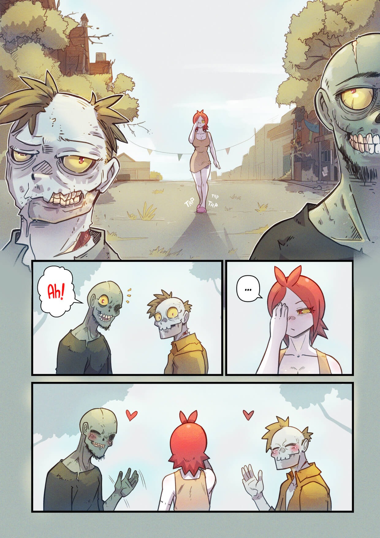 Cherry Road Part 8: The zombie that i feel for... | Дорога Черри - часть 8. Зомби, которую я... page 12 full