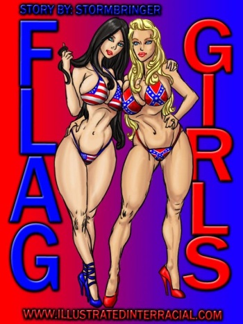 Flag girls chapter 1 [illustratedinterracial] cover