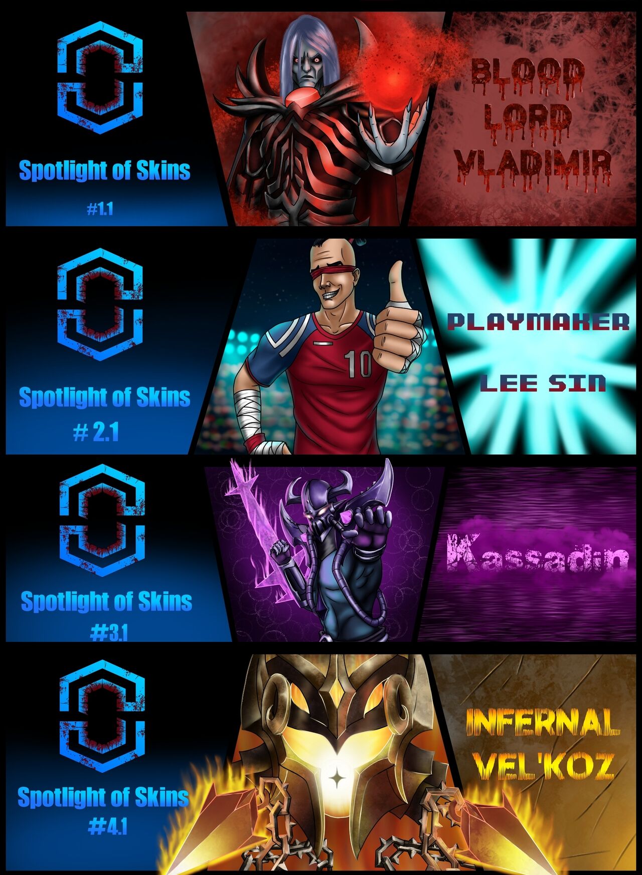 Spotlight of Skins page 1 full
