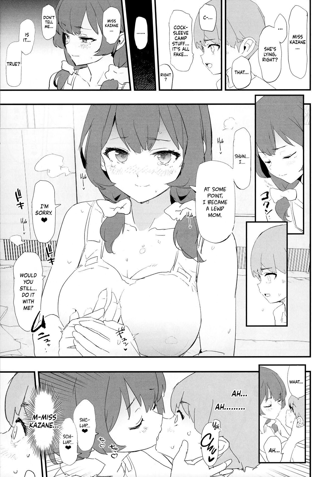 Mama-san Volley de Mama Onaho Kaimakusen! + Onaho Gasshuku Joutou! Buchigire Yankee Shigaraki Mia Sanjou! | Volleyball Mom and Cocksleeve Mom - The Final Battle! + Bonus page 10 full