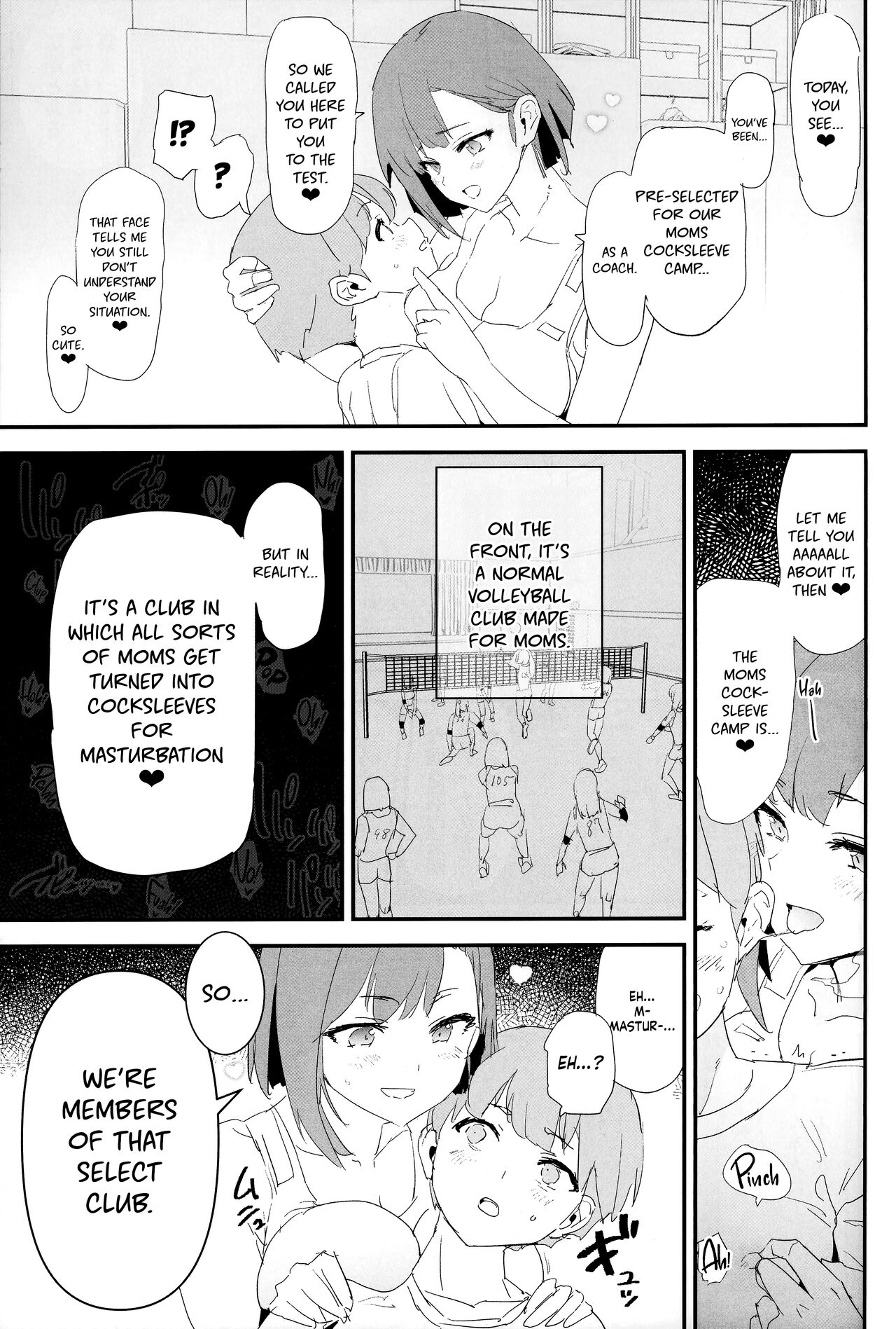 Mama-san Volley de Mama Onaho Kaimakusen! + Onaho Gasshuku Joutou! Buchigire Yankee Shigaraki Mia Sanjou! | Volleyball Mom and Cocksleeve Mom - The Final Battle! + Bonus page 8 full