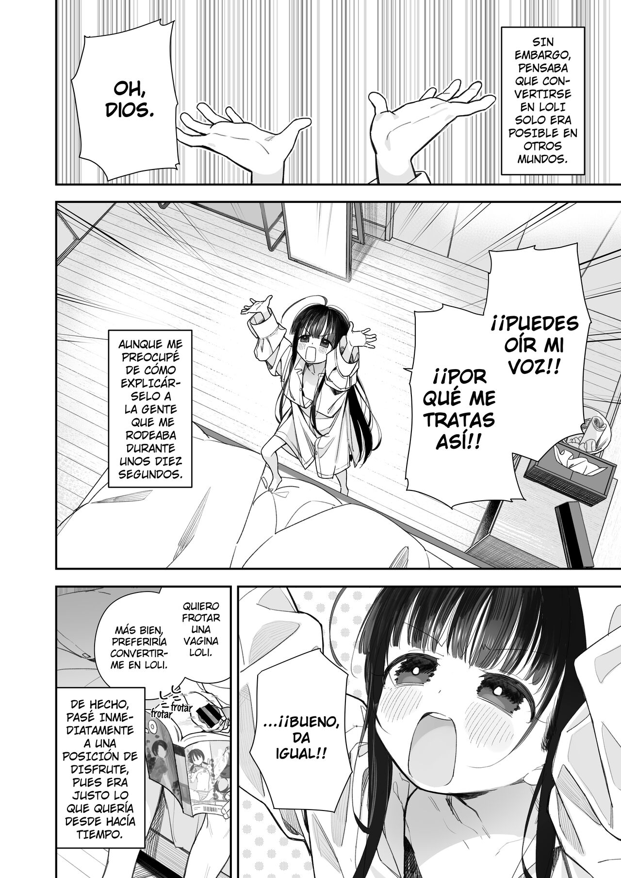 TS Loli Oji-san no Bouken Onanie Hen | Las aventuras del chico que se convirtió en loli ~Arco de la masturbación~ page 5 full