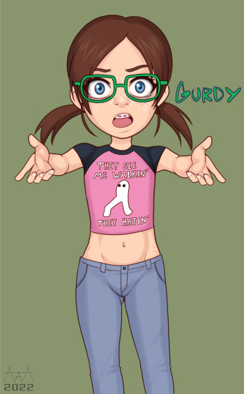 [aaaninja] Gurdy & Becky (Original Characters) cover