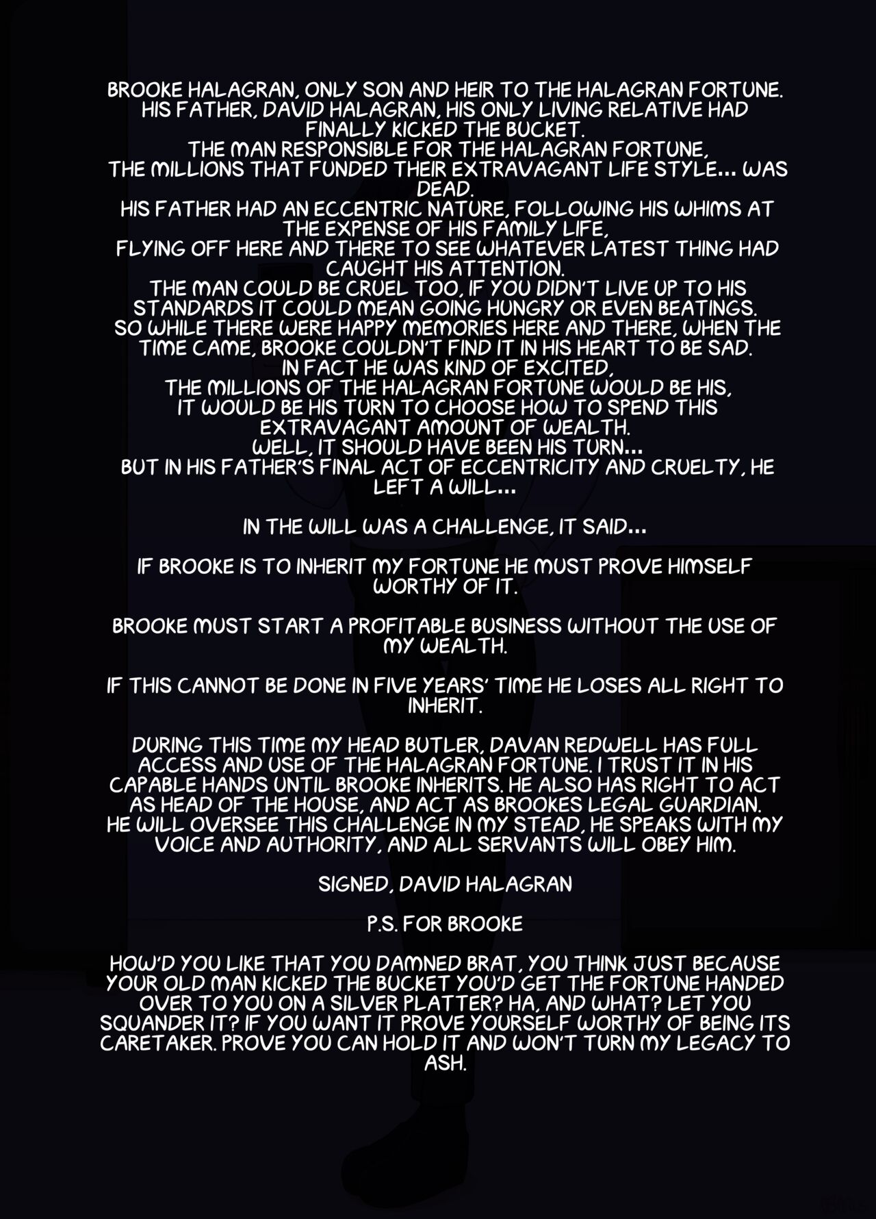 A Rich Boy's Corruption page 1 full