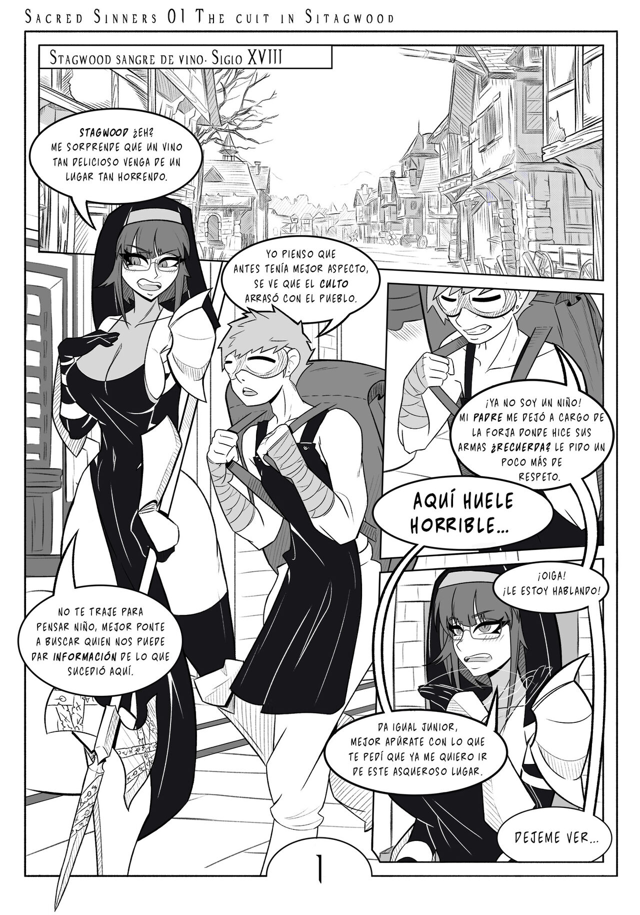 Sacred Sinners: The cult in Stagwood page 3 full