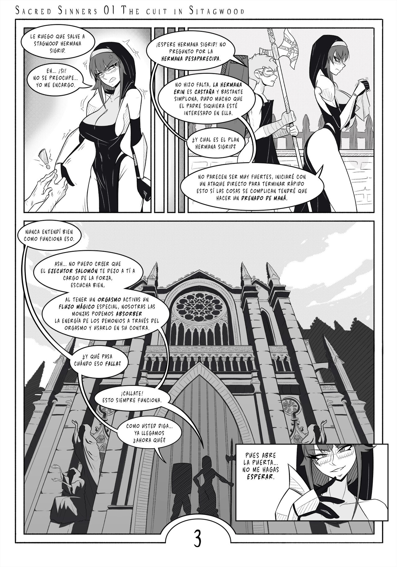 Sacred Sinners: The cult in Stagwood page 5 full