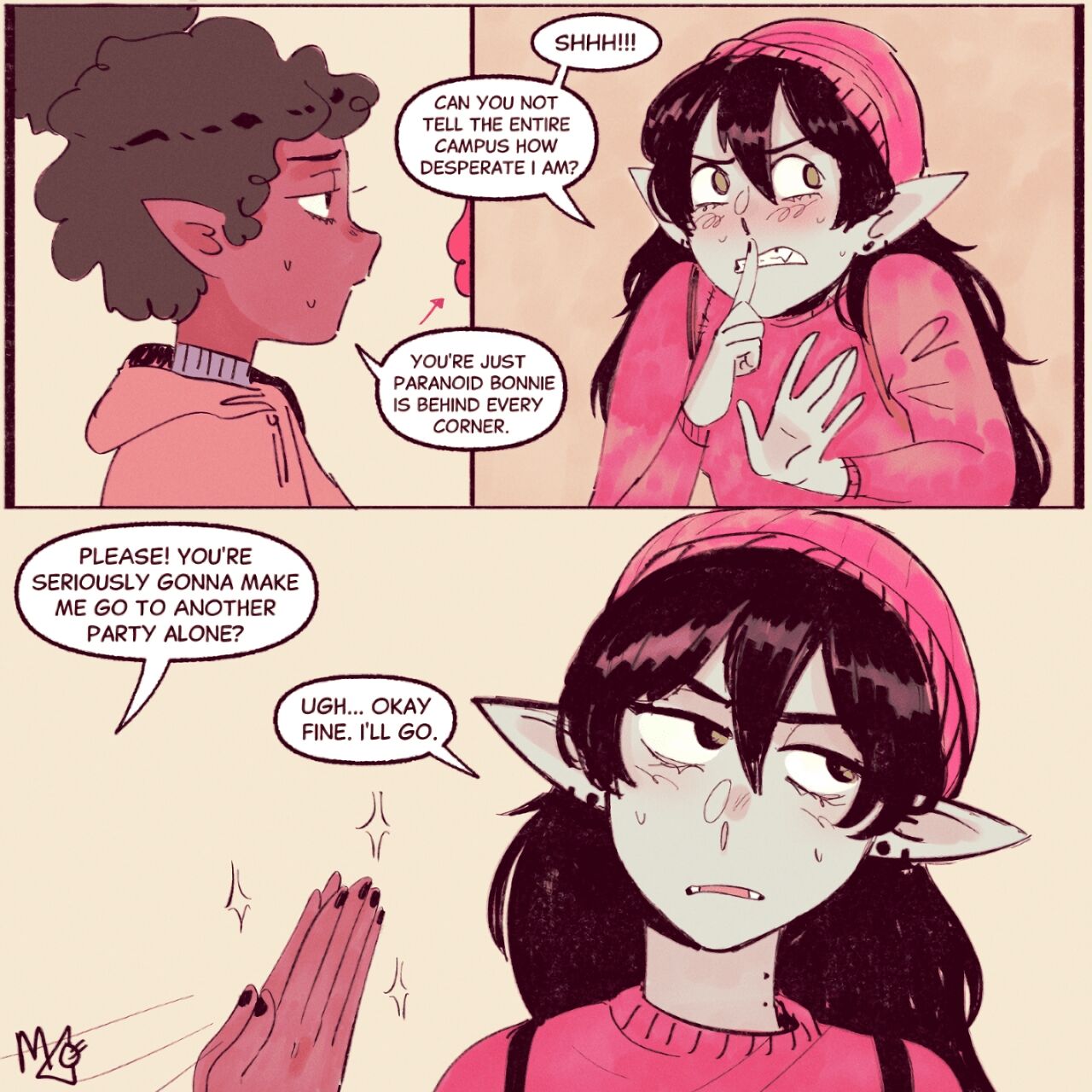 Horns & Halos - A Bubbline Fancomic page 3 full